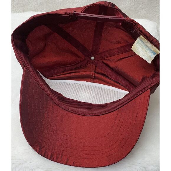 Fire Water Cap Hat. Deep Red. Snapback Adjustable. - Picture 8 of 8